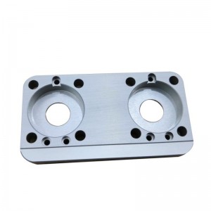 Pieza de trabajo de aluminio CNC